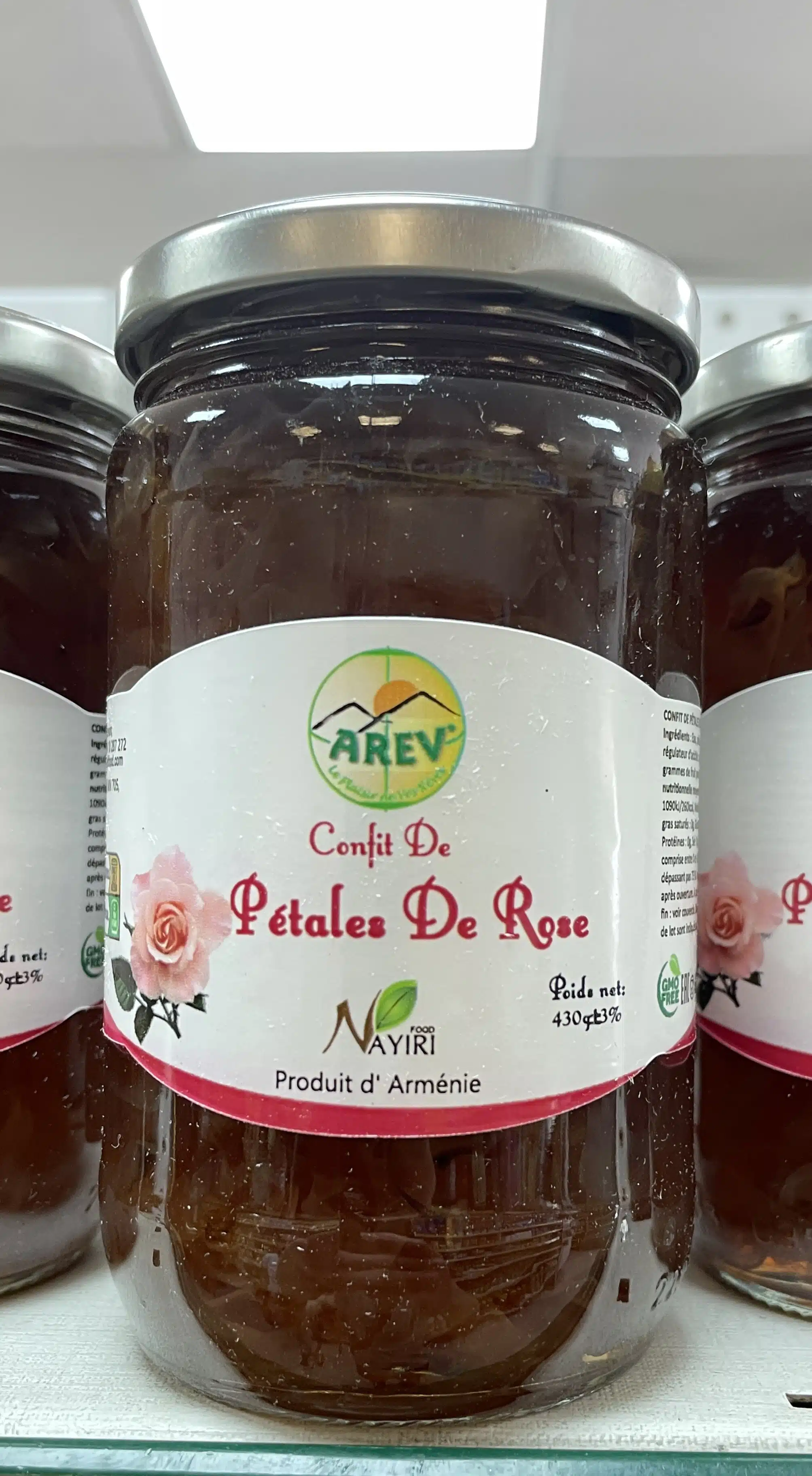 Confit de Pétales de Rose - 430g 1 Confit de Pétales de Rose - 430g