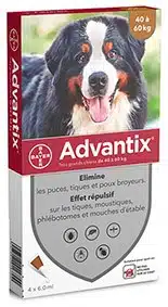 ADVANTIX CHIEN (40-60KG)*4