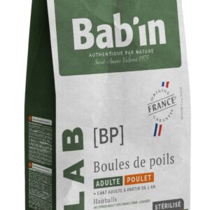 BAB'IN LAB CHAT ADULTE CONTRÔLE DES BOULES DE POIL 6KG
