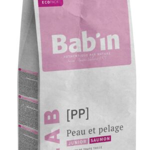 BAB'IN LAB JUNIOR PEAU & PELAGE SAUMON (tte race) 12 KG