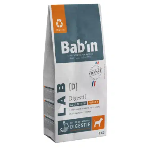 BAB'IN LAB MINI ADULTE DIGESTIF POULET 6KG 1 BAB'IN LAB MINI ADULTE DIGESTIF POULET 6KG