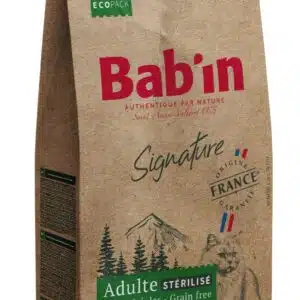 BAB'IN SIGNATURE CHAT ADULTE STERILISE SANS CEREALES POULET 6 KG
