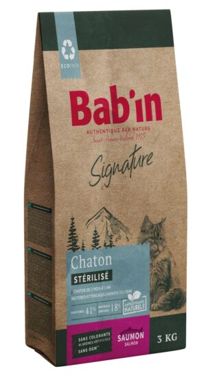 BAB'IN SIGNATURE CHATON POISSON 3KG