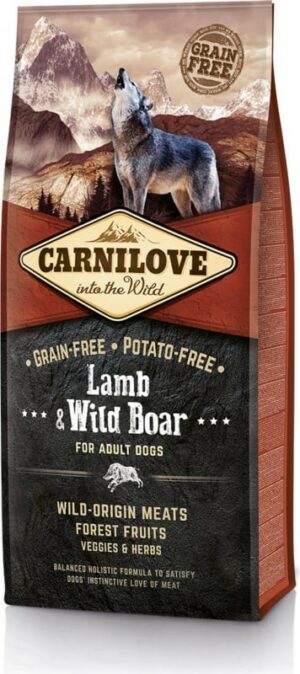 CARNILOVE Adult Agneau et Sanglier pour chien 12kg