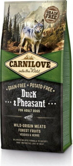 CARNILOVE Adult Canard et Faisan pour chien 12kg