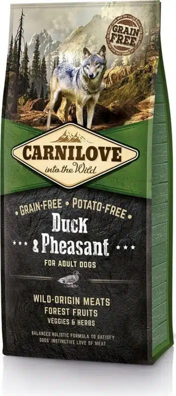 CARNILOVE Adult Canard et Faisan pour chien 12kg 1 CARNILOVE Adult Canard et Faisan pour chien 12kg
