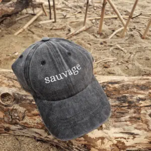 Casquette "Sauvage" grise