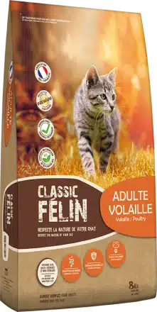 CLASSIC FELIN VOLAILLE 8KG 1 CLASSIC FELIN VOLAILLE 8KG