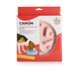 GAMELLE ANTI-GLOUTON ROSE 17.5CM MOTIF BARETTE