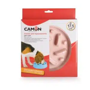 GAMELLE ANTI-GLOUTON ROSE 17.5CM MOTIF BARETTE