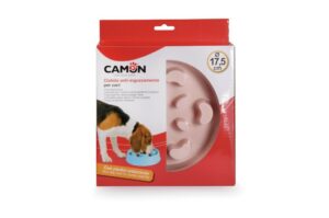 GAMELLE ANTI-GLOUTON ROSE 17.5CM MOTIF HARICOT