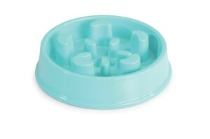 GAMELLE ANTI-GLOUTON BLEUE 17.5CM MOTIF HARICOT – Image 2