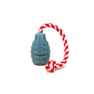 Grenade USA-K9 - Jouet à mâcher - Jouet de récompense - Bleu Moyenne