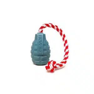 Grenade USA-K9 - Jouet à mâcher - Jouet de récompense - Bleu Moyenne