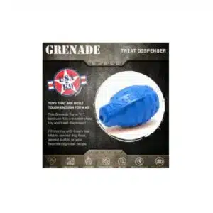 Grenade USA-K9 - Jouet à mâcher - Jouet de récompense - Bleu XL