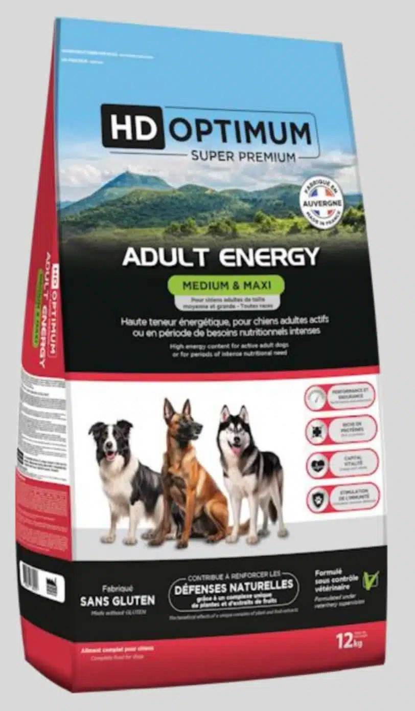 HDO MEDIUM & MAXI - ADULT ENERGY 12KG 1 HDO MEDIUM & MAXI - ADULT ENERGY 12KG