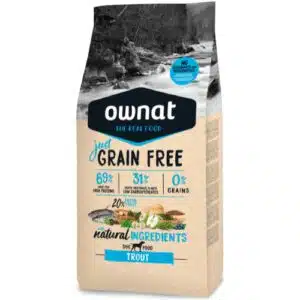 OWNAT JUST CHIEN GRAIN FREE TROUT 14KG