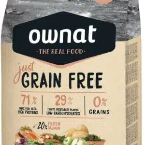 OWNAT JUST CHIEN GRAIN FREE SALMON & SEAFOOD 14KG