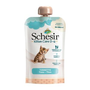 SCHESIR Kitten Care Cream en gourde pour chaton 150g – Image 2