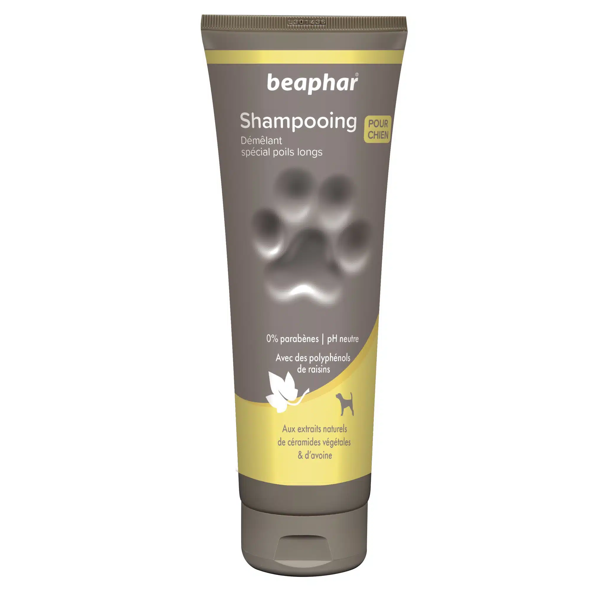 Shampooing premium démêlant poils longs pour chien 250ml 1 Shampooing premium démêlant poils longs pour chien 250ml
