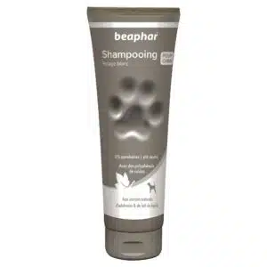 Shampooing premium pelage blanc pour chien 250ml