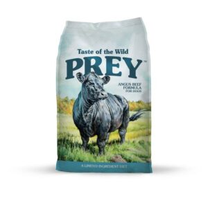 Taste of the Wild PREY au bœuf Angus pour chien 11.4KG