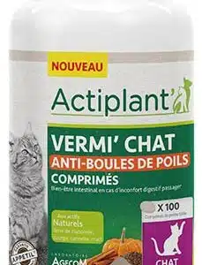 Vermi' chat anti-boules de poils comprimés*100