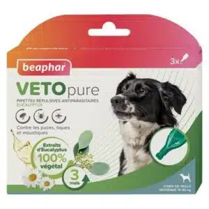 VETONATURE PIPETTE CHIEN +15KG *3 NEEM