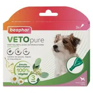 VETONATURE PIPETTE CHIEN -15KG *3 NEEM