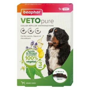 VETOPURE COLLIER ATP MARRON CHIEN GM