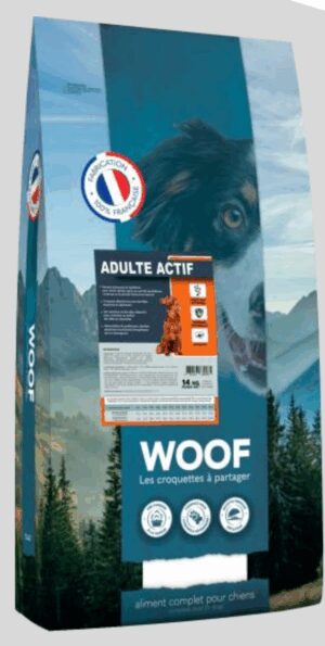 WOOF ADULTE ACTIF 14KG
