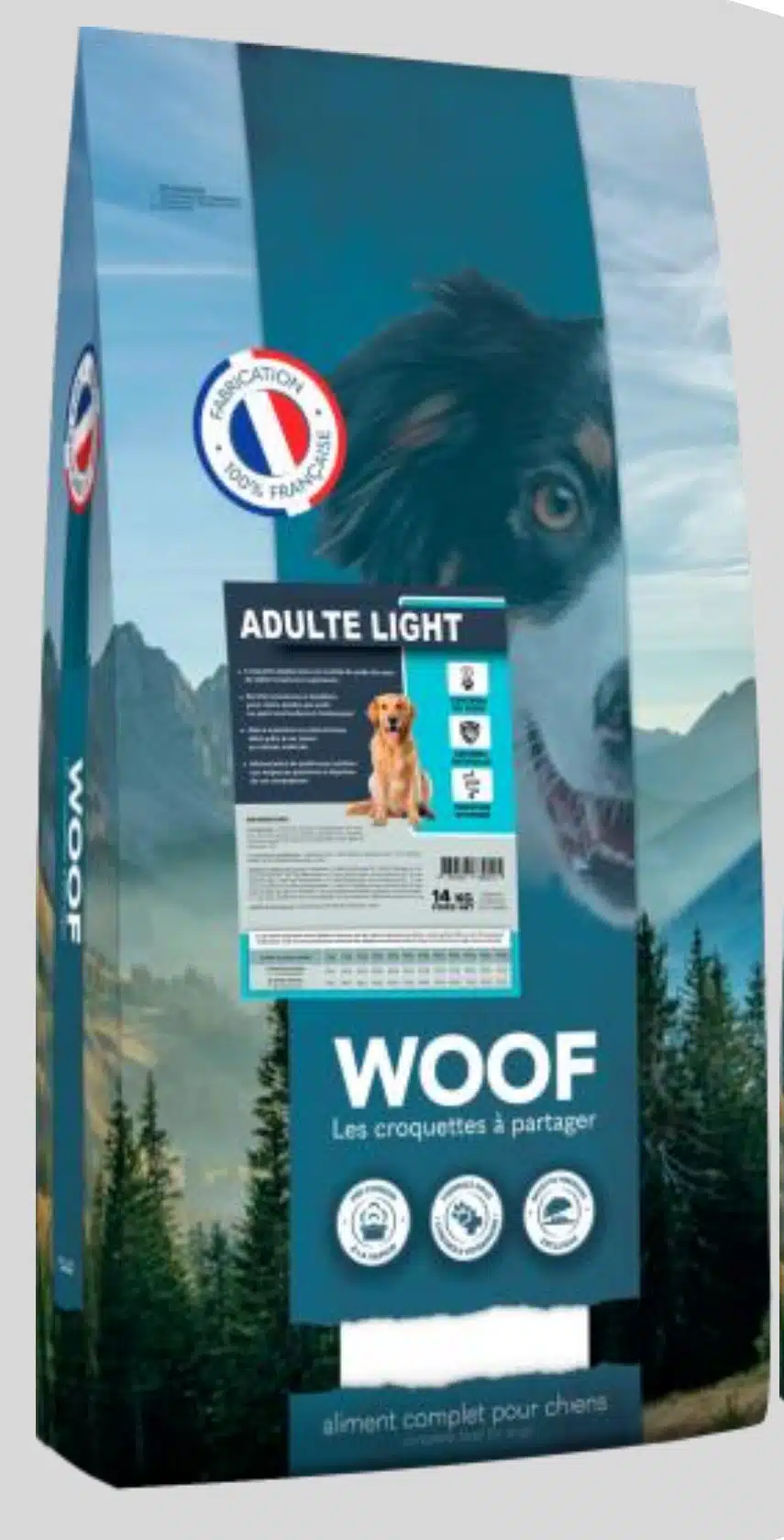 WOOF ADULTE LIGHT 14KG 1 WOOF ADULTE LIGHT 14KG