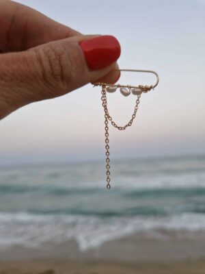 Boucle d’oreille "Climber Nacre" – Image 2
