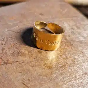 Bague sauvage “vivre libre”