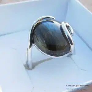 Bague labradorite Maya