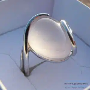 Bague Quartz Rose Maya - Amour