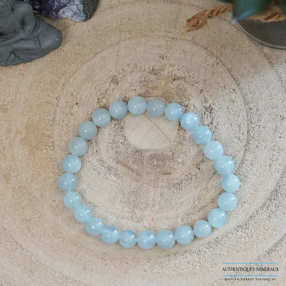 Bracelet Aigue Marine – Apaisement & Expression 2 Bracelet Aigue Marine – Apaisement & Expression – Image 2