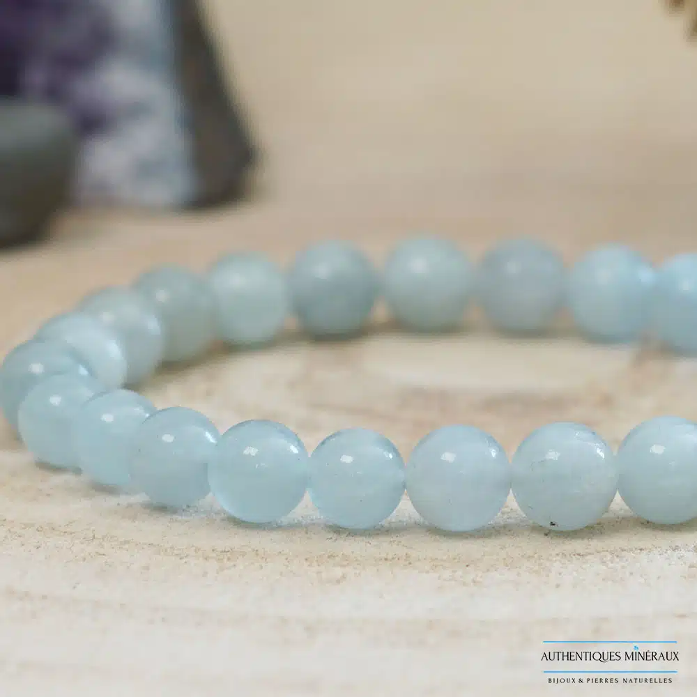 Bracelet Aigue Marine – Apaisement & Expression 3 Bracelet Aigue Marine – Apaisement & Expression – Image 3