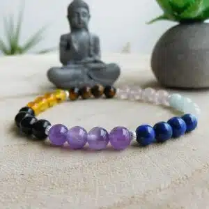 Bracelet 7 Chakras 6mm