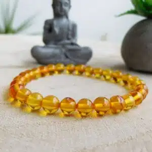 Bracelet ambre 6mm