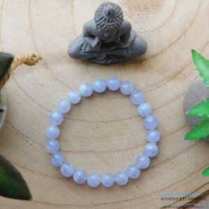 Bracelet Calcédoine Bleue – Image 3