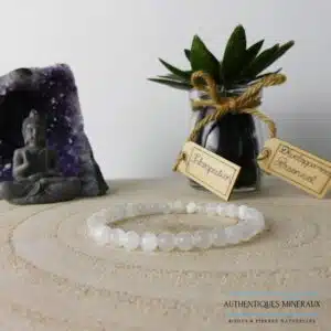 Bracelet Sélénite - sommeil réparateur