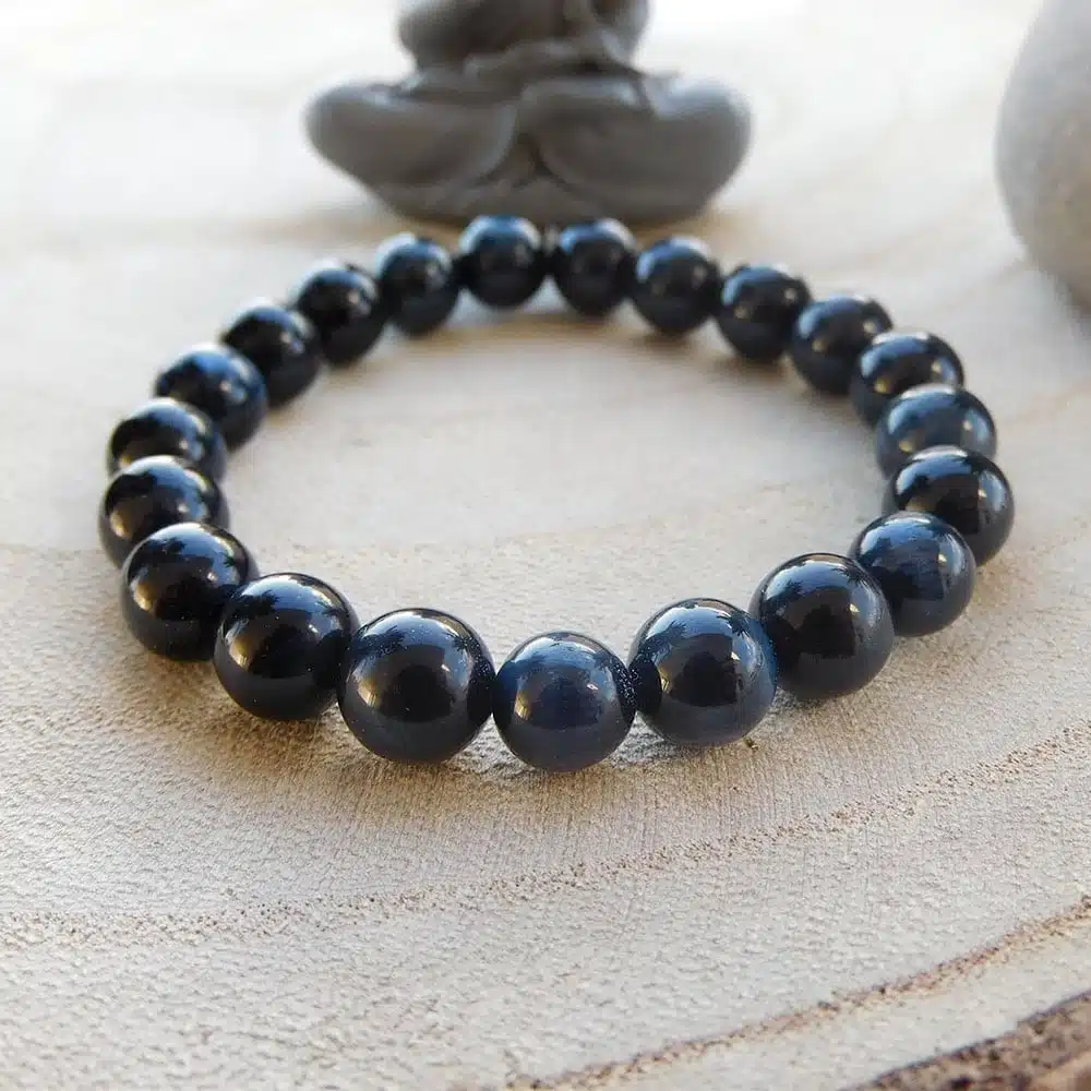 Bracelet oeil de faucon bleu 4 Bracelet oeil de faucon bleu – Image 4