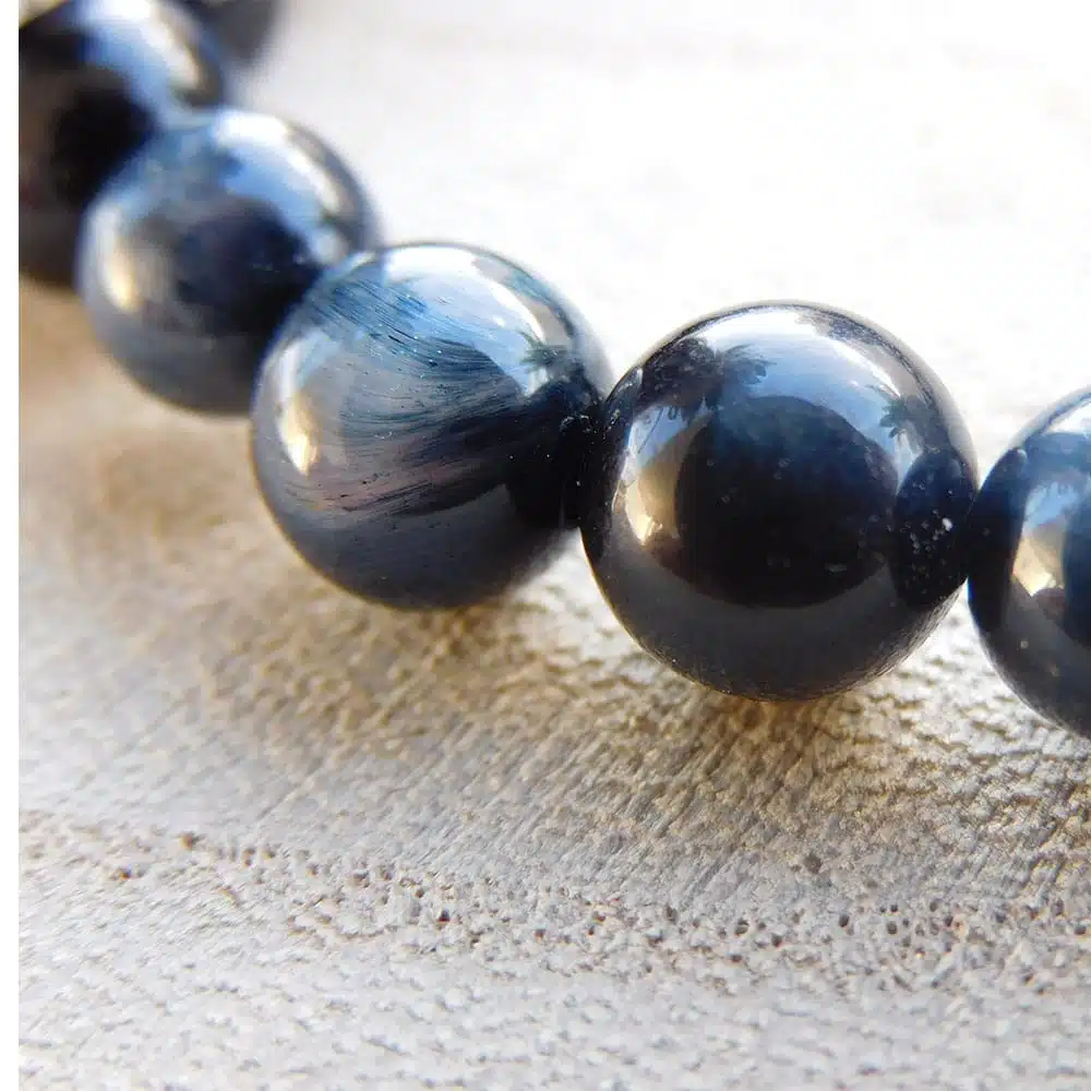 Bracelet oeil de faucon bleu 2 Bracelet oeil de faucon bleu – Image 2