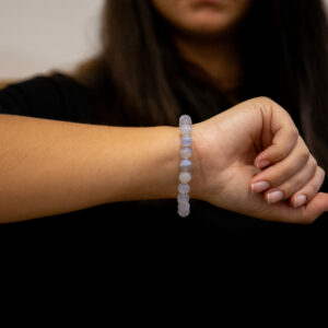 Bracelet Calcédoine Bleue – Image 2