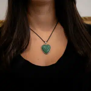 Pendentif Coeur Aventurine