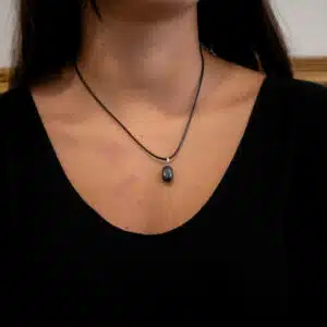 Pendentif Hématite pierre roulée