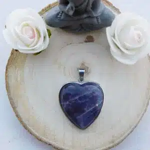 Pendentif Cœur Améthyste