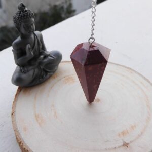Pendule jaspe rouge – Image 3