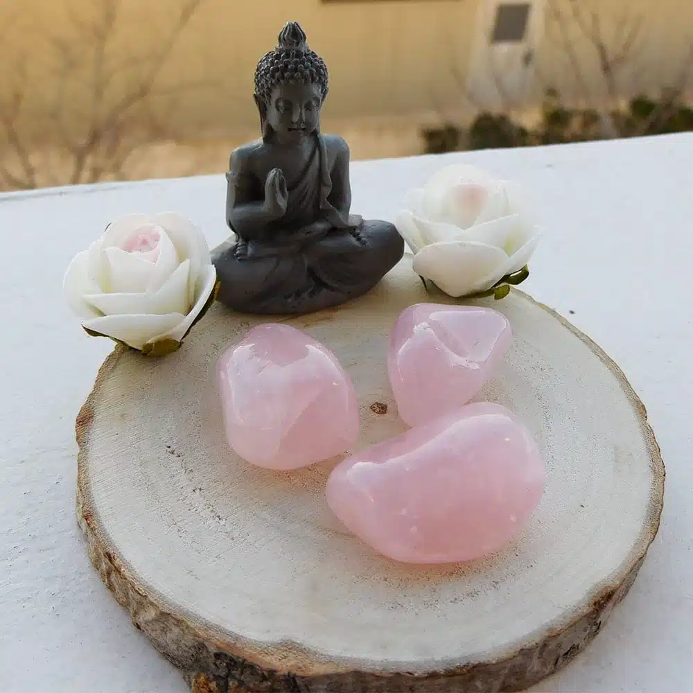 Pierre roulée Quartz Rose - Amour 4 Pierre roulée Quartz Rose - Amour – Image 4